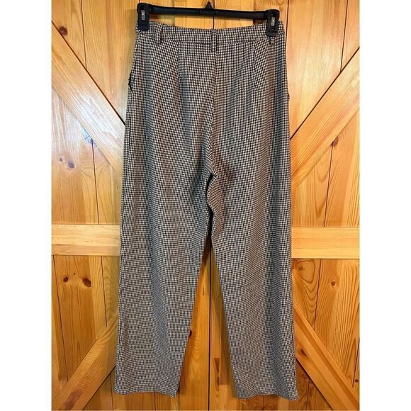 Motel Rocks Trouser Dogtooth Print Size Medium (4634) Read - Picture 4 of 8